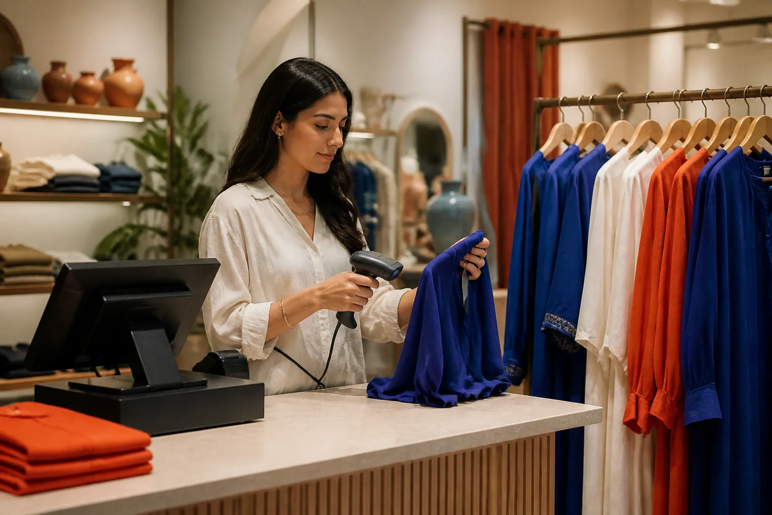 بيع المتغير من POS — الأزياء والملابس