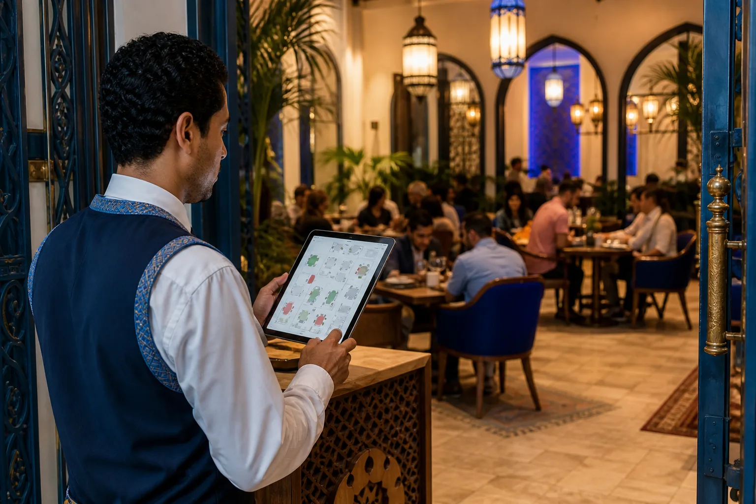 إدارة حالة الطاولات — المطاعم والكافيهات
